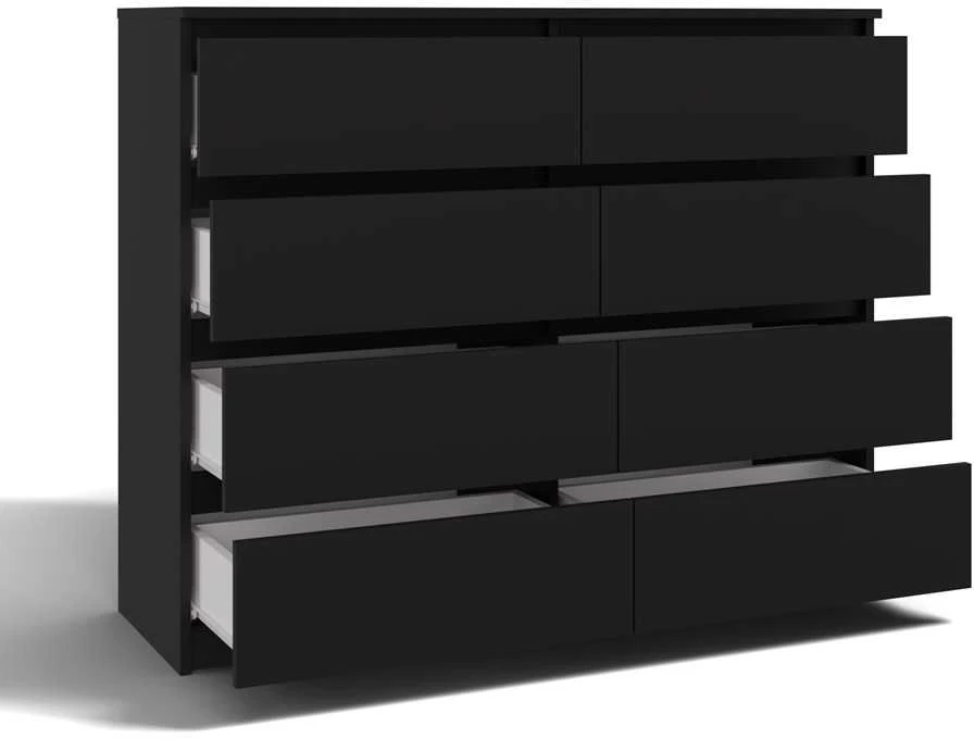 Top E Shop Komoda - Topeshop M8 140 Juoda