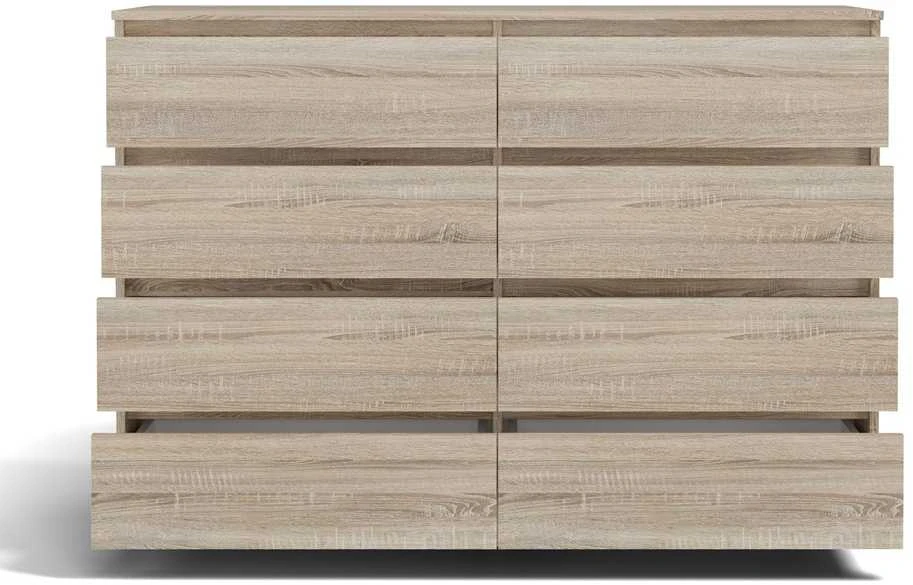 Top E Shop Komoda - Topeshop M8 140 Sonoma, Balta