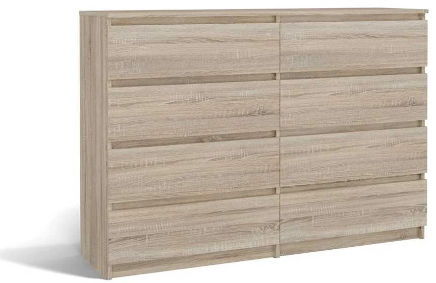 Top E Shop Komoda - Topeshop M8 140 Sonoma, Balta