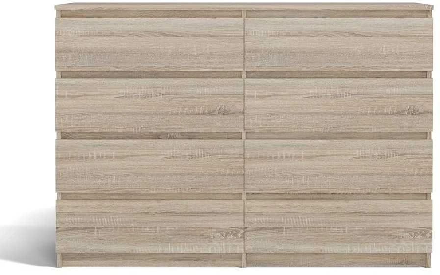 Top E Shop Komoda - Topeshop M8 140 Sonoma, Balta