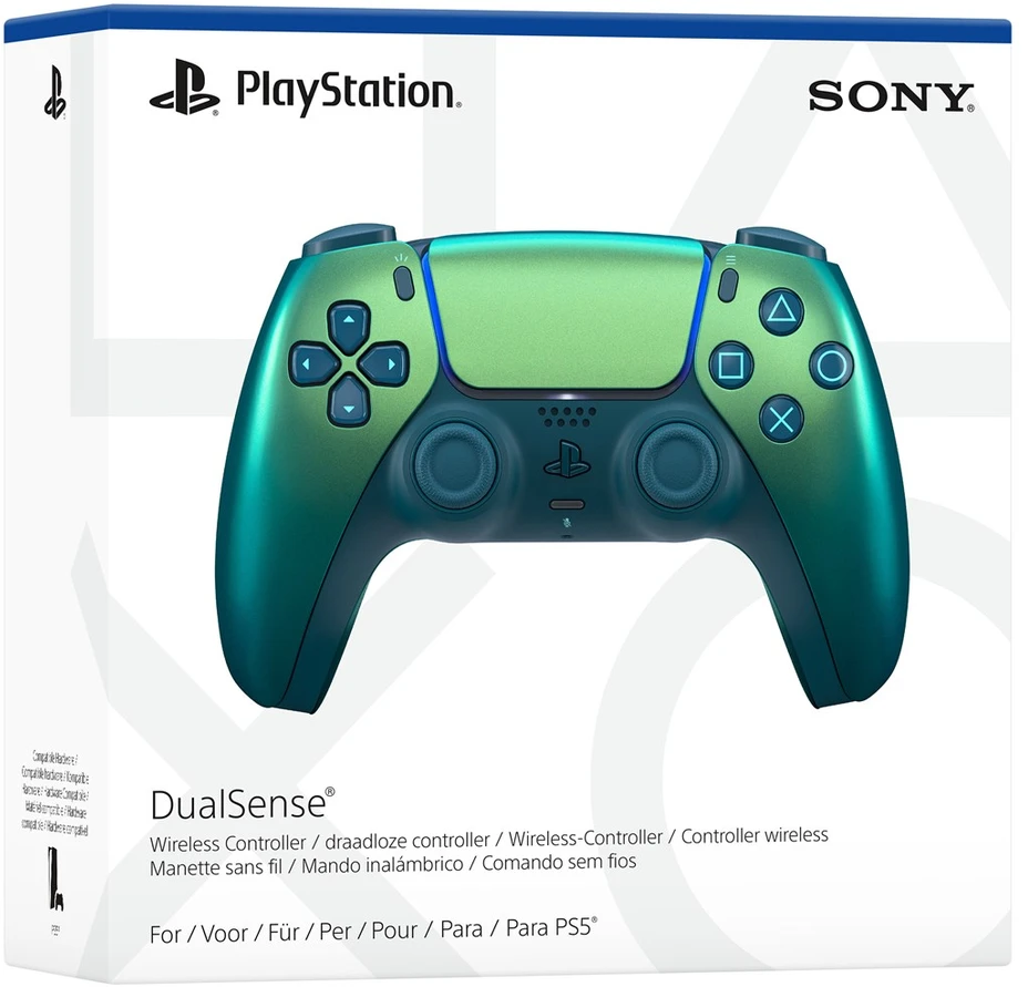 Sony DualSense Žalsvai mėlyna Bluetooth/USB Žaidimų pultelis Analoginis / skaitmeninis PlayStation 5, Android, MAC, PC, iOS