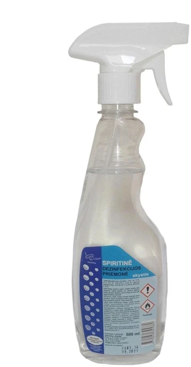 Koslita Dezinfekcinė spiritinė priemonė paviršiams, su purkštuku, 500ml