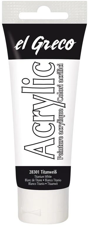 Akriliniai dažai C. KREUL 28301, 75 ml, balti