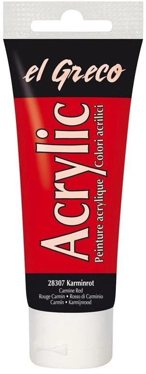 Akriliniai dažai C. KREUL 28307, 75 ml, raudoni