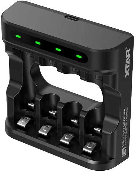 Xtar Baterija charger R03 / AAA, R6 / AA Li-ion 1,5V / NiMH - 4 slots
