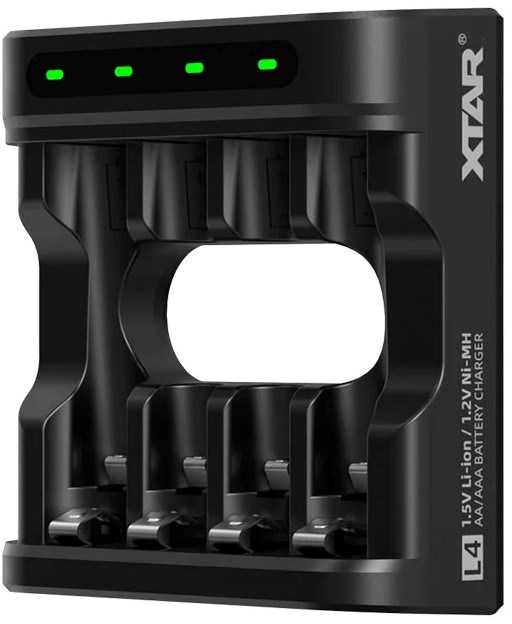 Xtar Baterija charger R03 / AAA, R6 / AA Li-ion 1,5V / NiMH - 4 slots