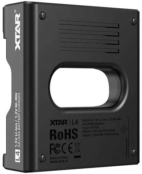 Xtar Baterija charger R03 / AAA, R6 / AA Li-ion 1,5V / NiMH - 4 slots