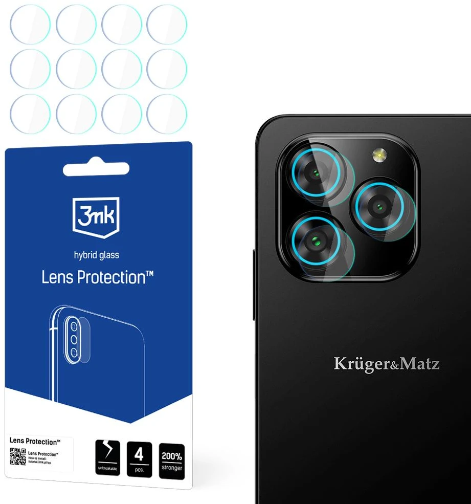 "Hybrid glass for 3mk camera lens Lens Protection on Kruger & Matz Live 11" – šį tekstą išversiu į lietuvių kalbą, išlaikydamas visą HTML struktūrą ir nekeisdamas prekės ženklo pavadinimų. **Vertimas:** Hybrid stiklas, skirtas 3mk fotoaparato objektyvo apsaugai, tinka Kruger & Matz Live 11