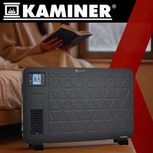 KAMINER ZIFLO 2300W konvektorinis šildytuvas su WiFi valdymu