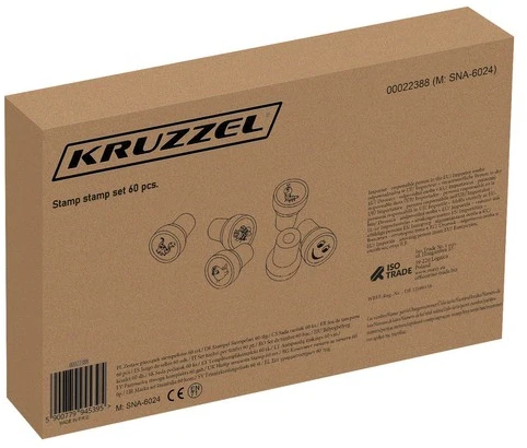 Kruzzel Antspaudų rinkinys 60 vnt