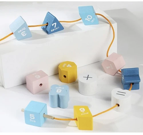 Kruzzel Sorter - wooden sensory cube 22885