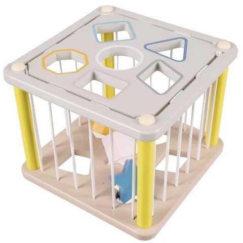 Kruzzel Sorter - wooden sensory cube 22885