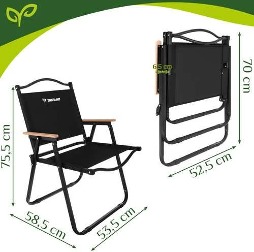 Garden chair 54x56x79cm juodas Trizand