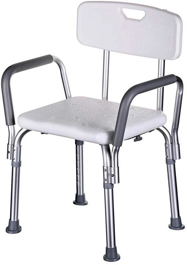 Actionmed Dušo kėdė su atlošu ir porankiais