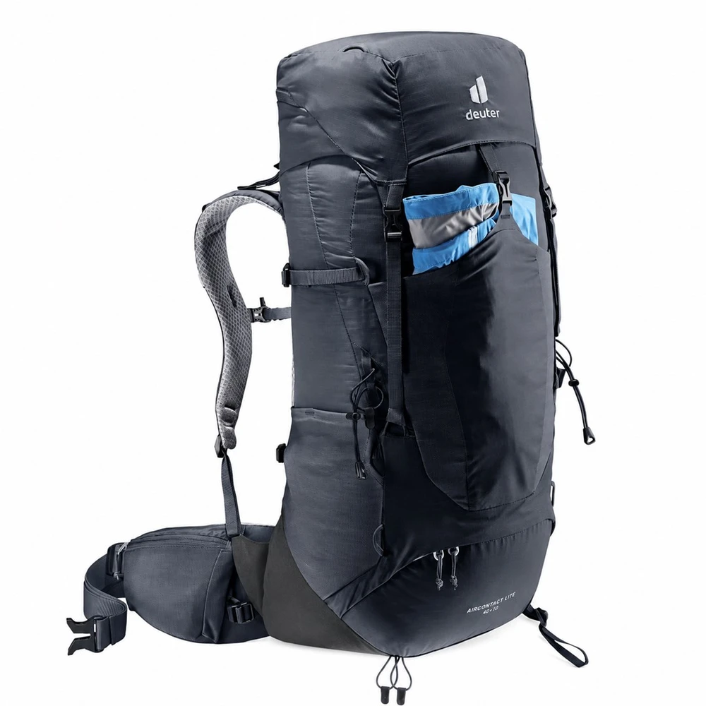 Deuter Aircontact Lite 40 + 10 Backpack juodas pilkas