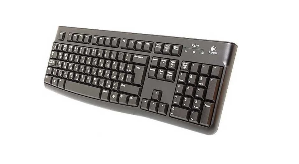 Logitech klaviatūra K120 su laidu, RU išdėstymas