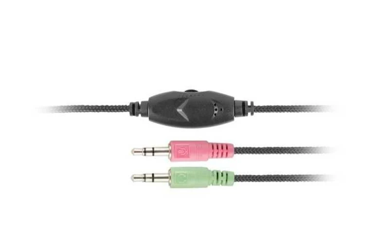 Universalios kompiuterinės ausinės su mikrofonu Natec CANARY NSL-1295, Juodos