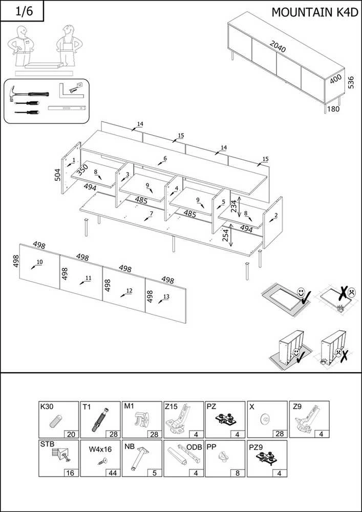 Laikiklis Cama Meble Cama 4D MOUNTAIN TV cabinet 204x40x55 juodas + auksinis