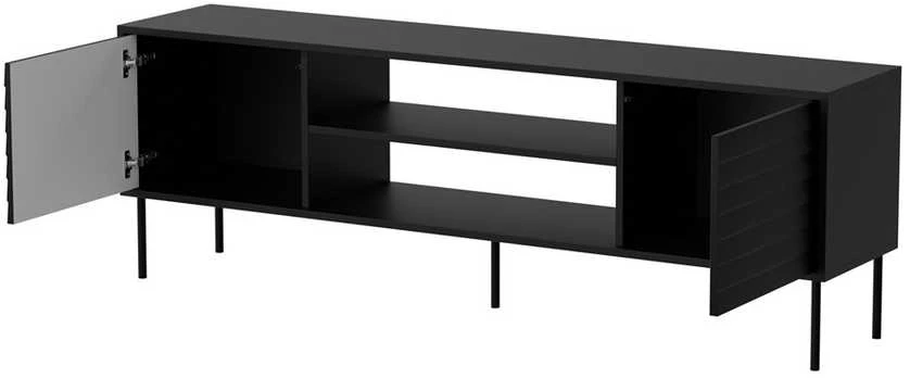 Laikiklis Cama Meble Cama EF CORTINA TV cabinet 180x40x60 juodas