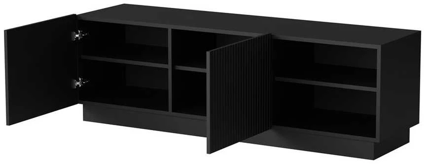 Cama Meble Cama LIVERTI TV cabinet 150x42x48 juodas
