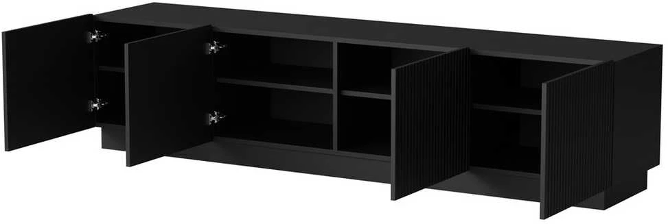 Laikiklis Cama Meble Cama LIVERTI TV cabinet 200x42x48 juodas