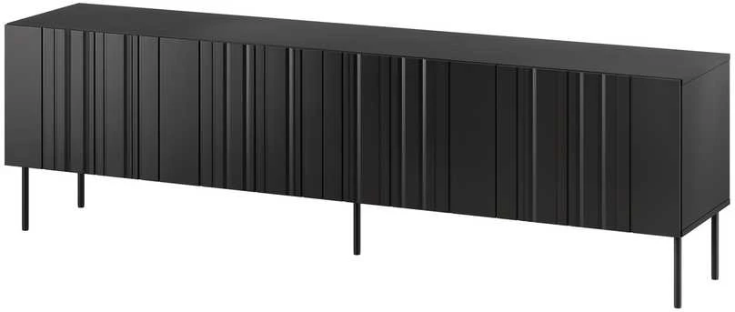 Laikiklis Cama Meble Cama RTV cabinet ISLA 200x40x60 mat juodas