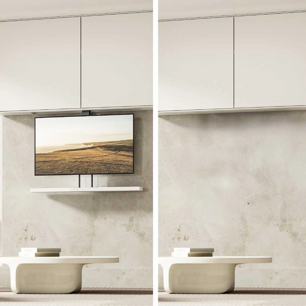 „Maclean“ elektrinis lubinis/grindinis laikiklis, ištraukiamas, 43''-88'', VESA 600x400, maks. 60 kg, 100-240V AC, 50/60Hz
