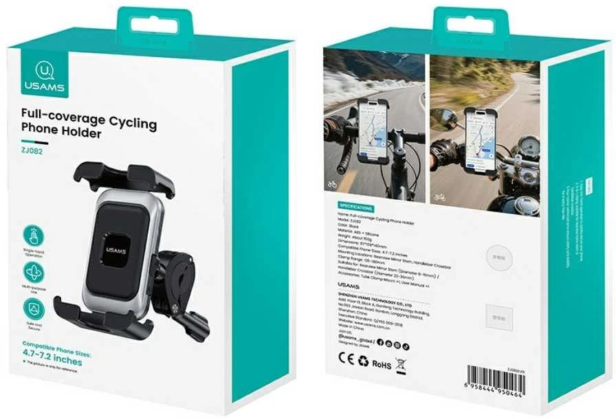 Bicycle holder USAMS ZJ082 juodos spalvos