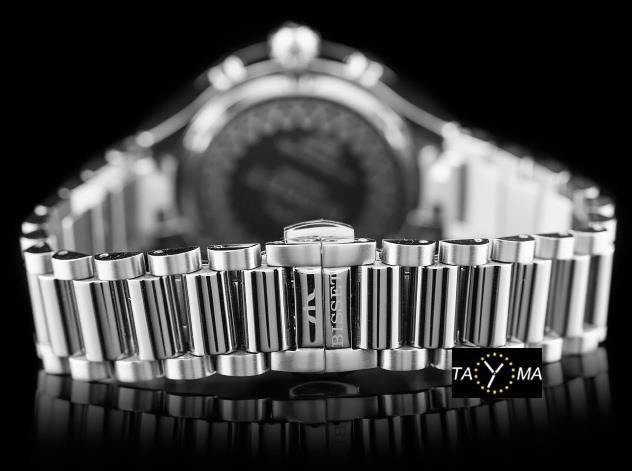 Laikrodis BISSET BSBE18 WOMEN'S WATCH - sidabrinis/žalias (zb547a)