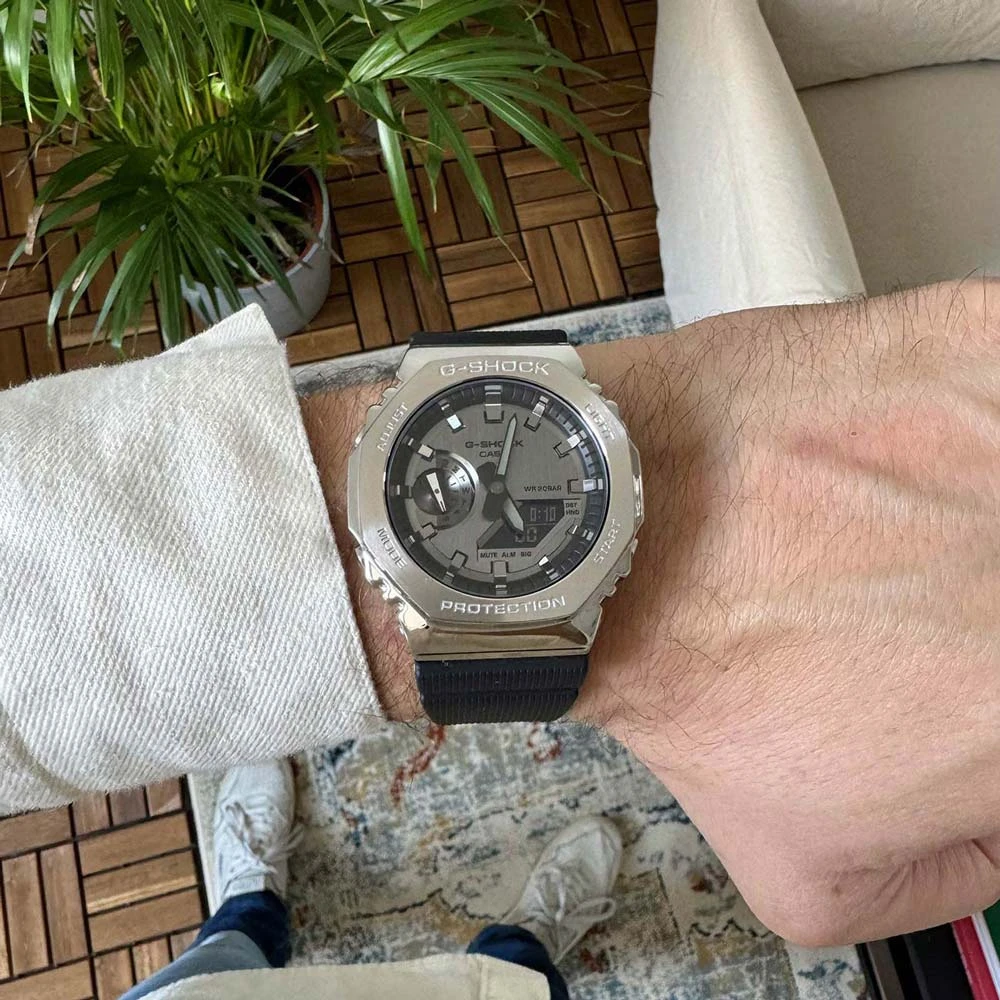 Laikrodis Casio G-SHOCK ORIGIN GM-2100-1AER METALU Dengtas