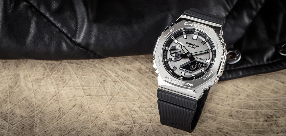 Laikrodis Casio G-SHOCK ORIGIN GM-2100-1AER METALU Dengtas
