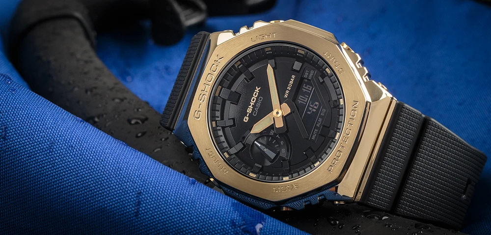 Laikrodis Casio G-SHOCK ORIGIN GM-2100G-1A9ER METAL COVERED