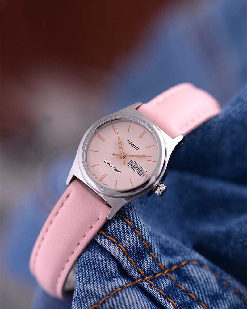 Laikrodis moterims CASIO LTP-V006L-4B (zd576c) + dėžutė
