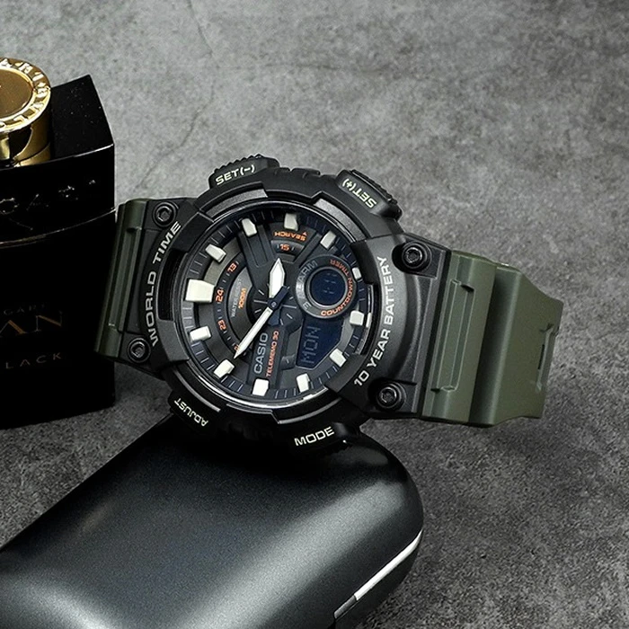 Laikrodis Casio Sport AEQ-110W-3A + DĖŽUTĖ