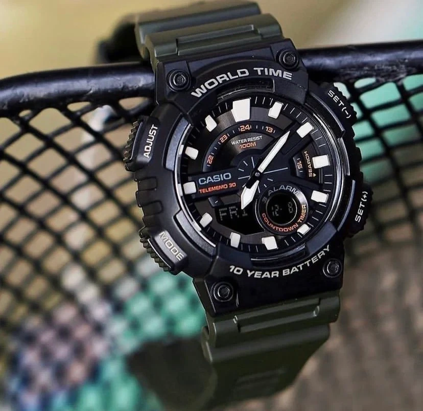 Laikrodis Casio Sport AEQ-110W-3A + DĖŽUTĖ