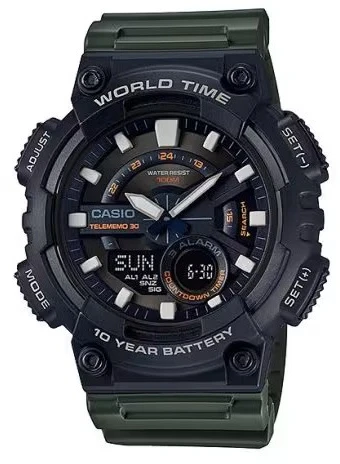 Laikrodis Casio Sport AEQ-110W-3A + DĖŽUTĖ