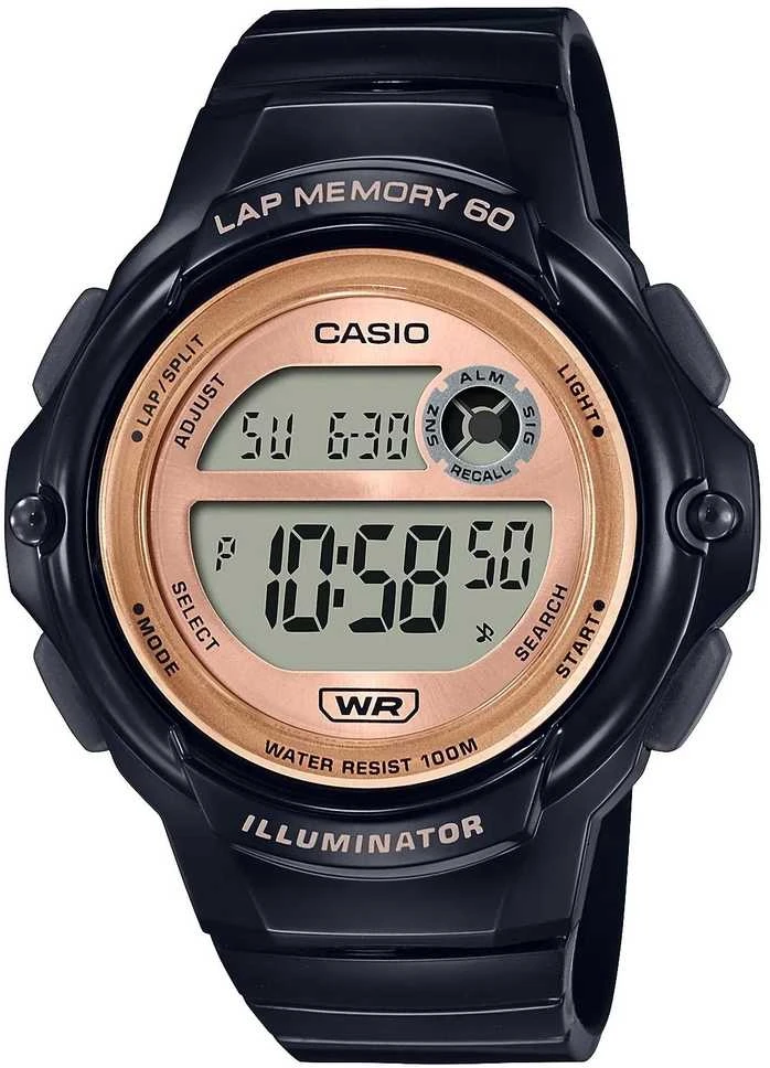 Laikrodis CASIO WOMEN'S WATCH LWS-1200H-1AVDF + BOX