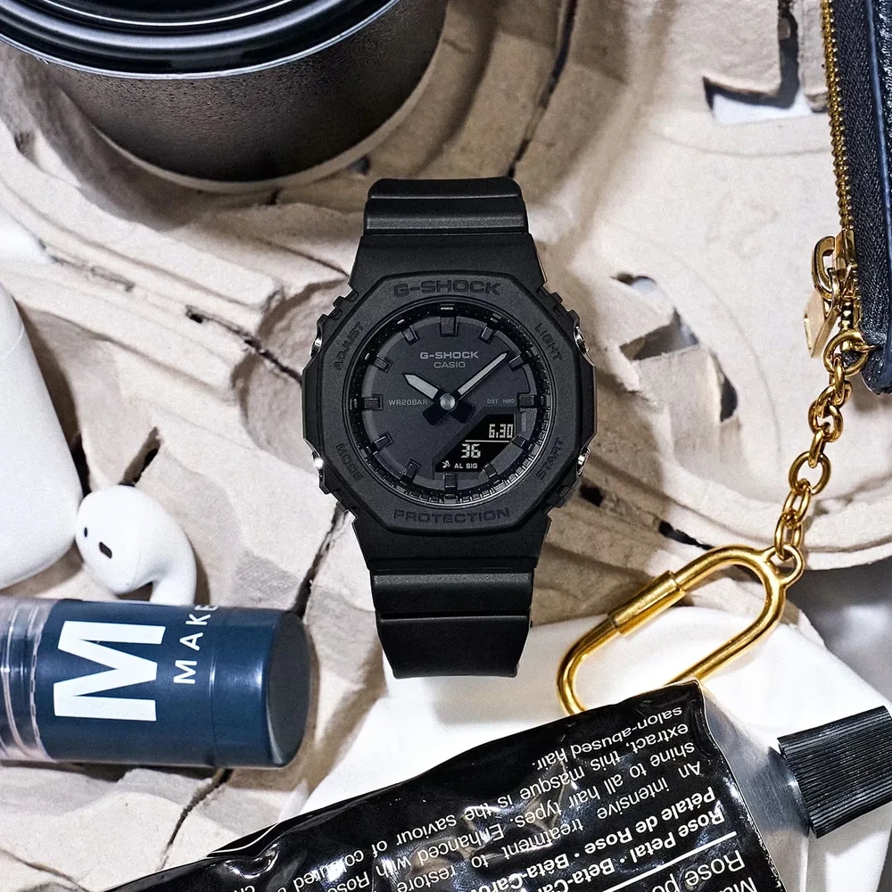 „Casio G-shock“ analoginis-skaitmeninis moteriškas laikrodis GMA-P2100BB-1AER
