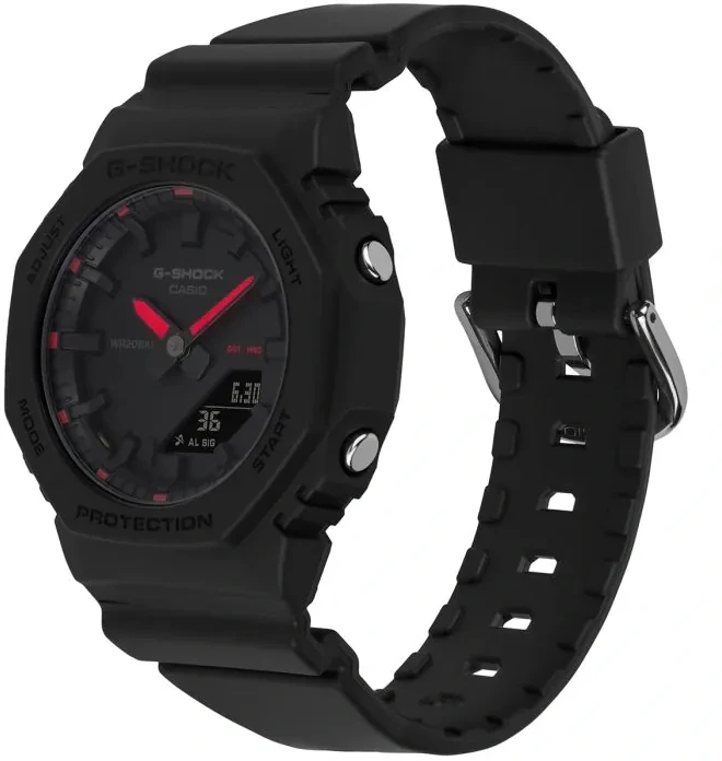 Laikrodis Casio G-shock analoginis-skaitmeninis moteriškas GMA-P2100SA-1A1ER