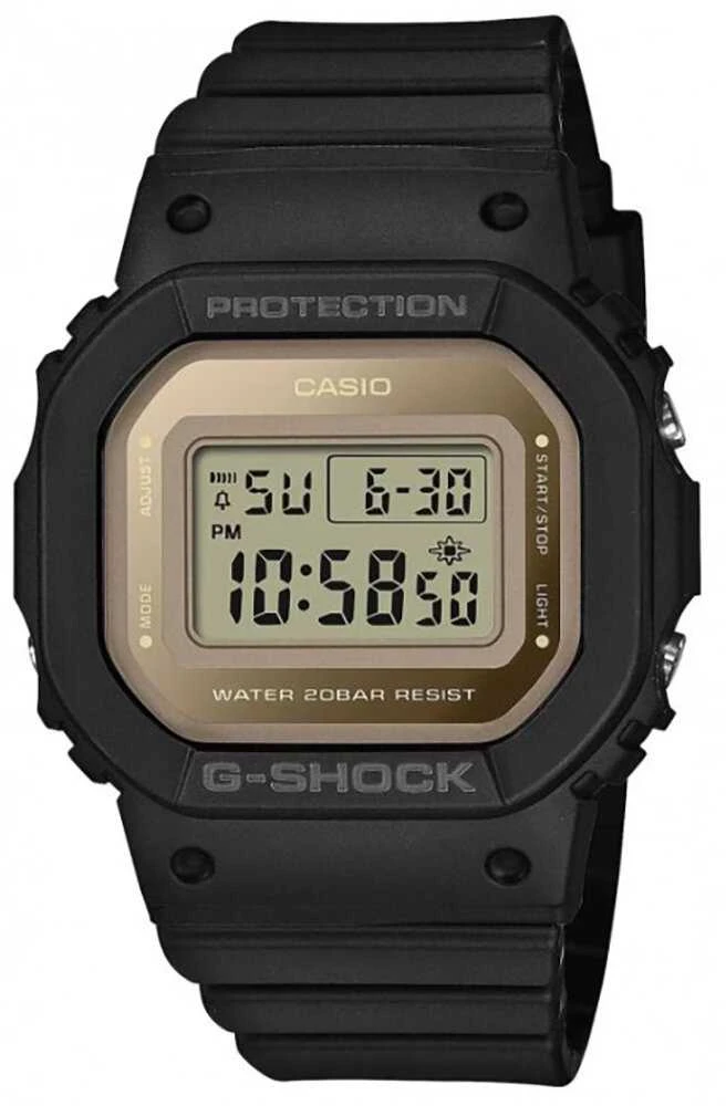 Laikrodis „Casio G-shock“ originalios metalinės akcentinės spalvos GMD-S5600-1ER