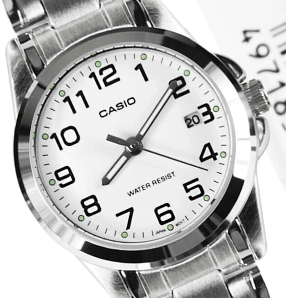 Laikrodis Casio Collection Vintage CASIO COLLECTION LADY DATE - Baltas LTP-1215A-7B2DF