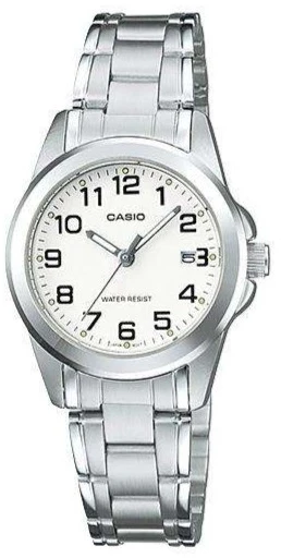 Laikrodis Casio Collection Vintage CASIO COLLECTION LADY DATE - Baltas LTP-1215A-7B2DF