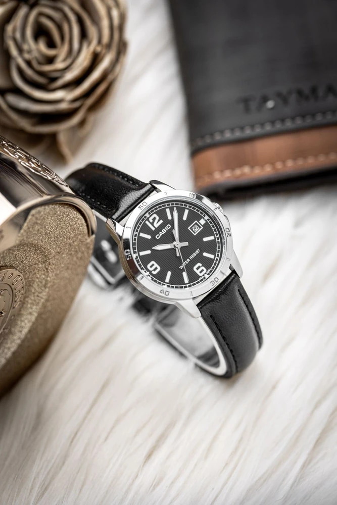 Laikrodis Damski Casio LTP-V004L-1B (zd569f) + BOX