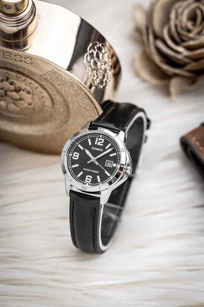 Laikrodis Damski Casio LTP-V004L-1B (zd569f) + BOX