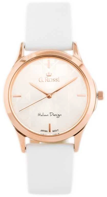 Laikrodis WOMEN'S WATCH G. ROSSI - 10513A-3C3 (zg715b) + BOX