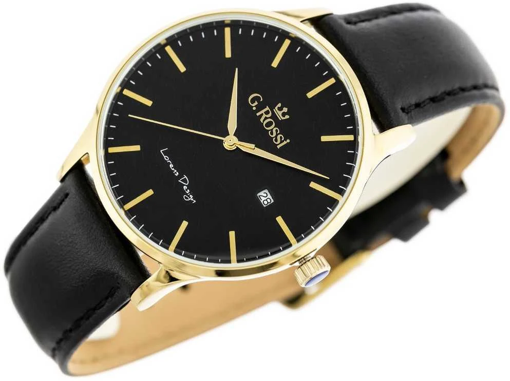 Laikrodis G. ROSSI WATCH - 12462A4-1A2 (zg328c) + BOX