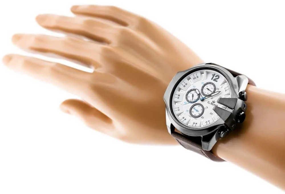 Laikrodis G. ROSSI WATCH - E6122A - EXCLUSIVE (zg249d) + BOX