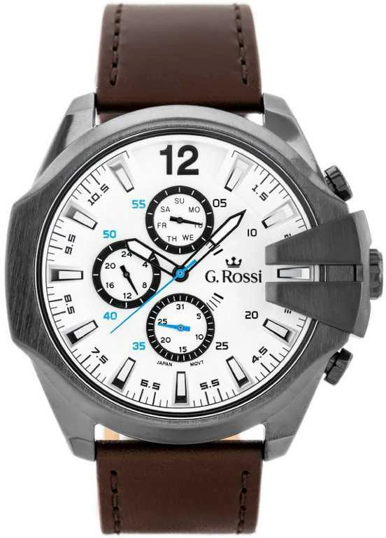 Laikrodis G. ROSSI WATCH - E6122A - EXCLUSIVE (zg249d) + BOX