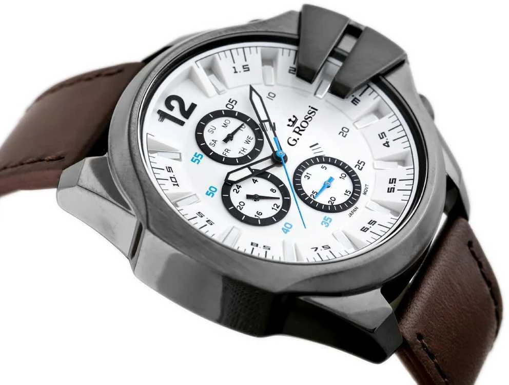 Laikrodis G. ROSSI WATCH - E6122A - EXCLUSIVE (zg249d) + BOX