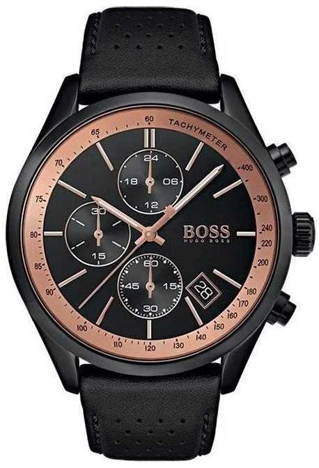 HUGO BOSS vyriškas laikrodis 1513550 Grand Prix Chronograph (zh003e)